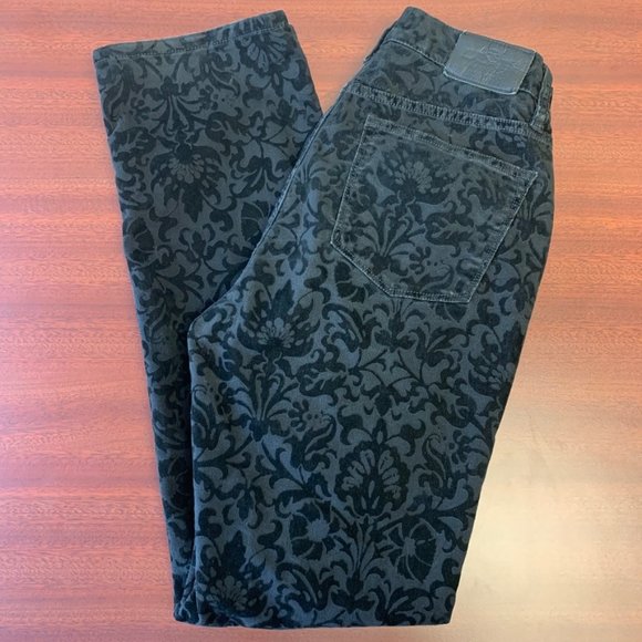 Lauren Ralph Lauren Denim - Lauren Ralph Lauren Velvet Flower Pants